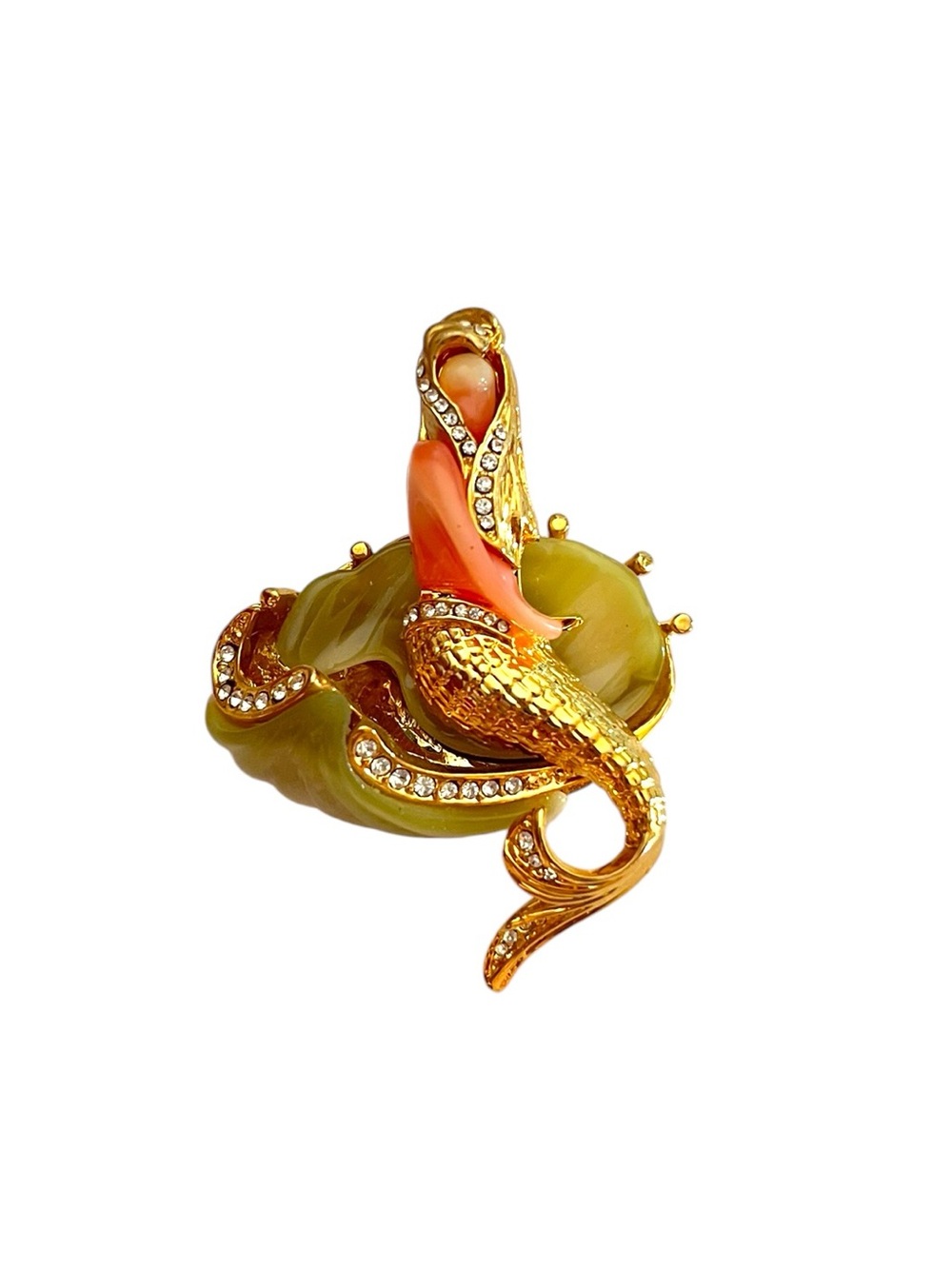 Unsigned Hattie Carnegie Figural Mermaid Brooch